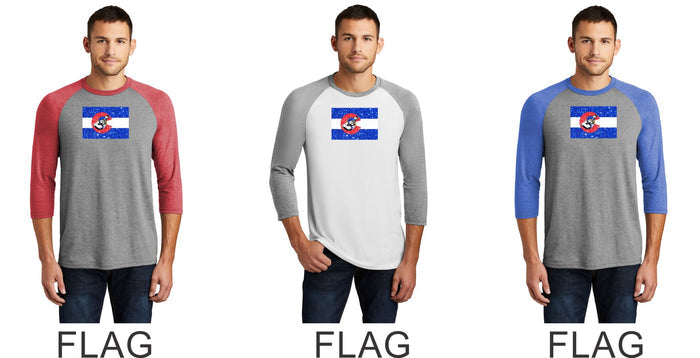 Bulldawgs Unisex Raglan- 4 designs- Matte or Glitter