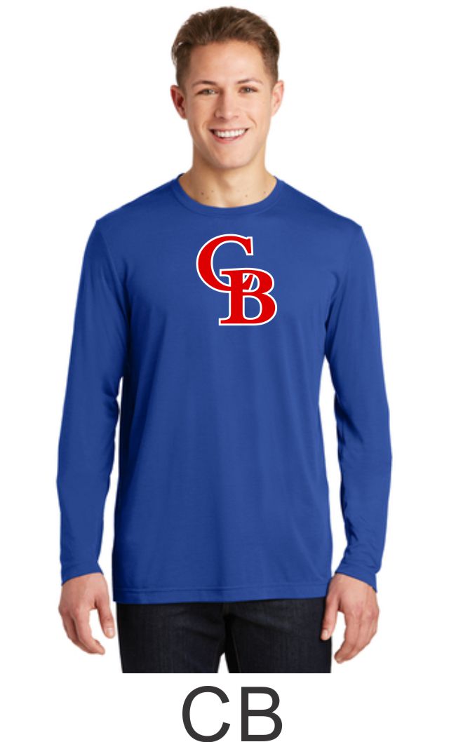 Bulldawgs Wicking Long Sleeve Tee- 2 designs- Matte or Glitter