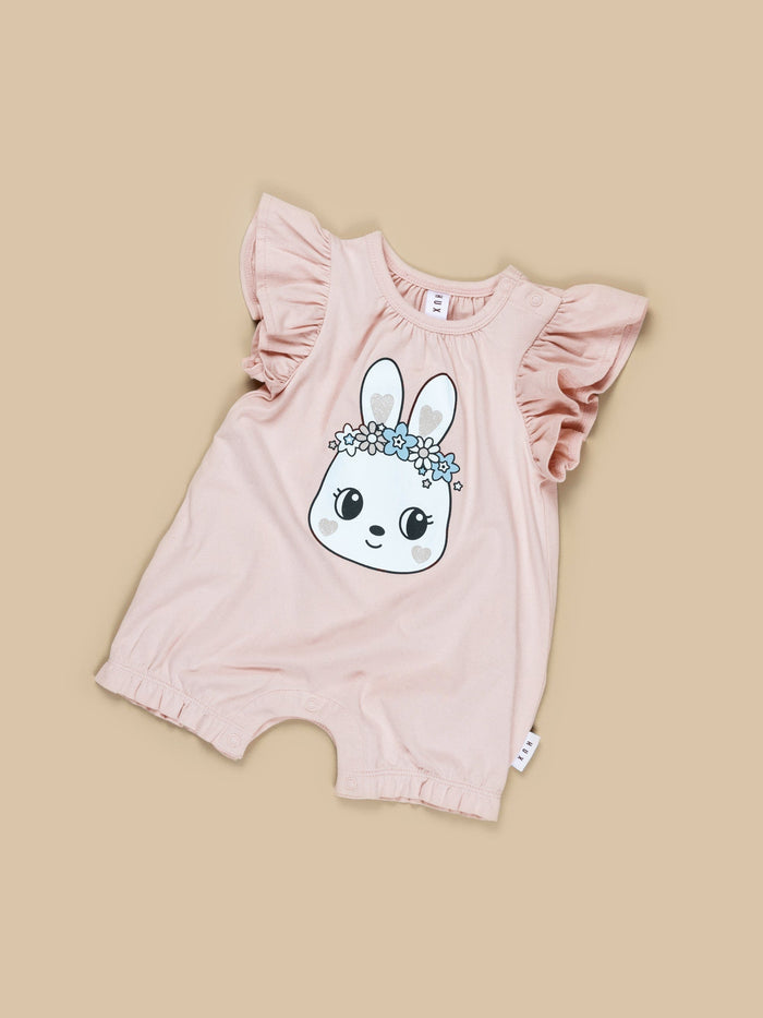 Bunny Princess Romper - Rose