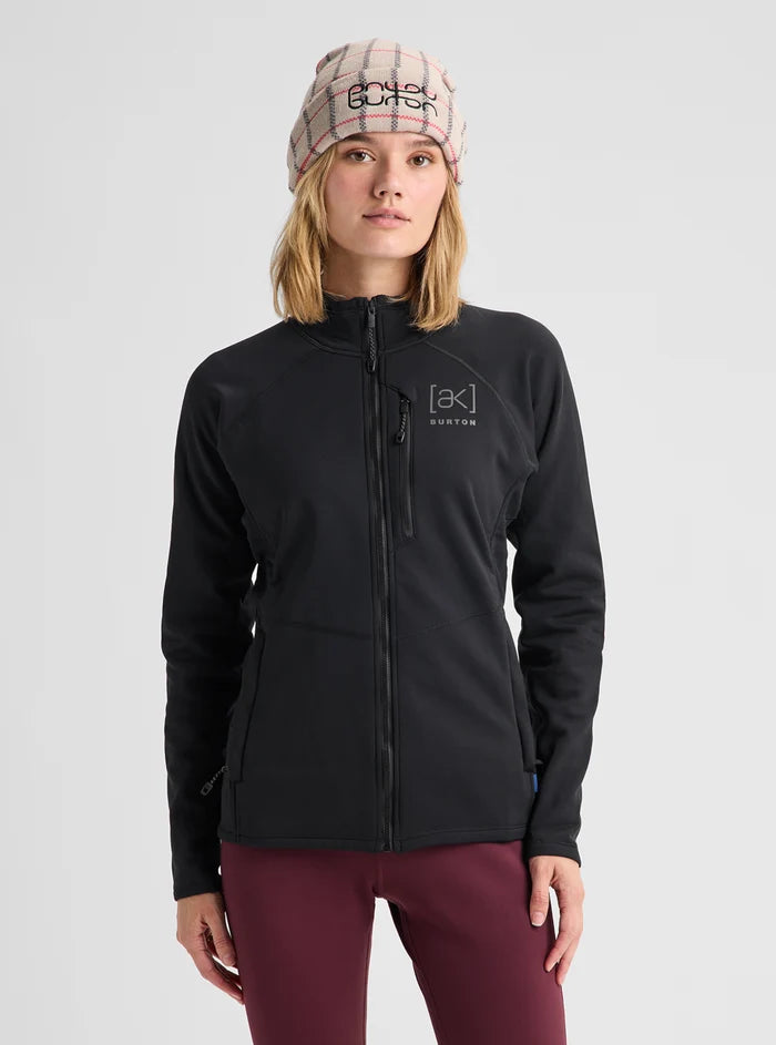 Product image of Women's Burton [ak] Baker Stretch Full-Zip Fleece[Variant:True Black]