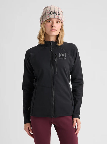 Product image of Women's Burton [ak] Baker Stretch Full-Zip Fleece[Variant:True Black]