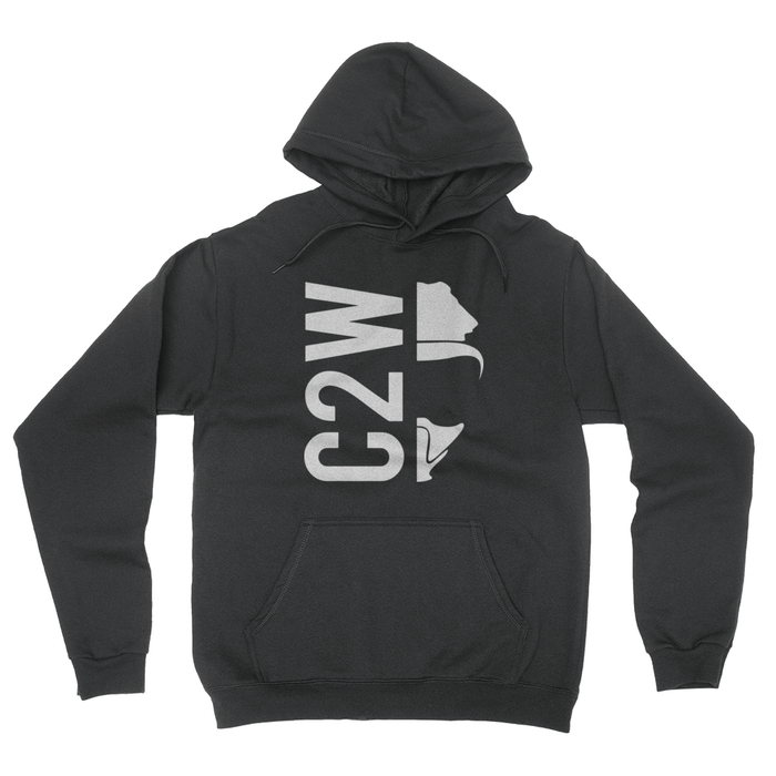 C2W - Unisex Pullover Hoodie Black