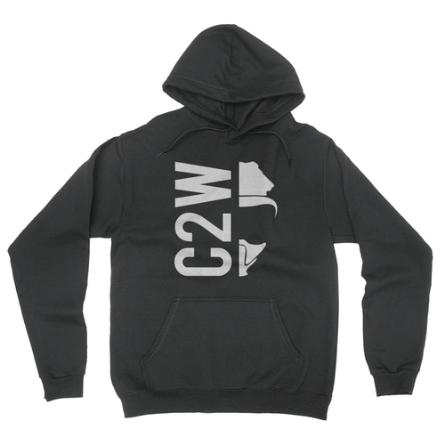 C2W - Unisex Pullover Hoodie Black