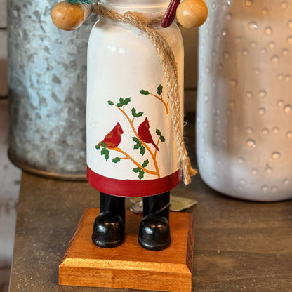 Cardinal Santa Nutcracker