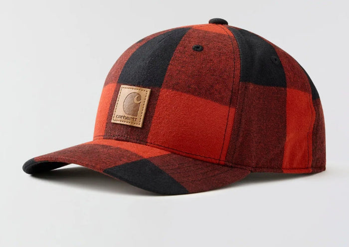 Carhartt Flannel Snapback Structured Logo Cap Hats & Caps Carhartt
