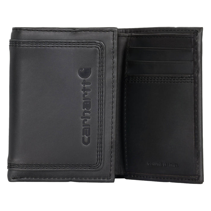 Carhartt Leather Triple-Stitched Trifold Wallet Wallets Carhartt