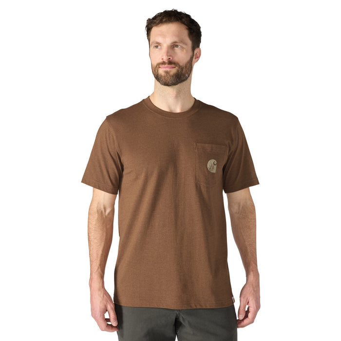Carhartt Men's Irvine Bear Graphic Relaxed Fit Pocket Short Sleeve T-Shirt T-Shirts Carhartt