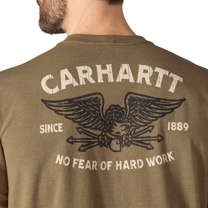 Carhartt Men's Irvine Hardwork Eagle Graphic Relaxed Fit Short Sleeve T-Shirt T-Shirts Carhartt