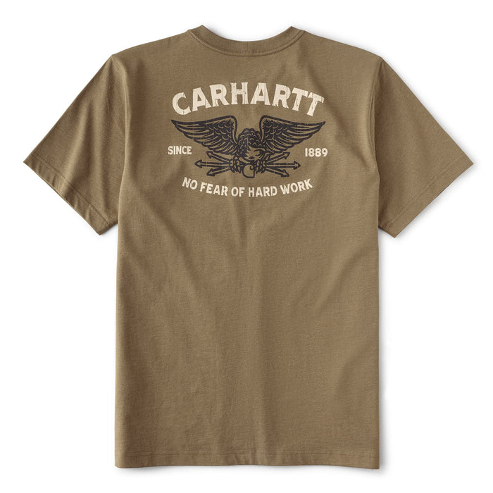 Carhartt Men's Irvine Hardwork Eagle Graphic Relaxed Fit Short Sleeve T-Shirt T-Shirts Carhartt