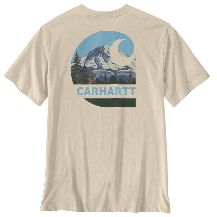 Carhartt Men's Irvine Relaxed Pacific Northwest T-Shirt T-Shirts Carhartt Oat Milk 2XL Reg