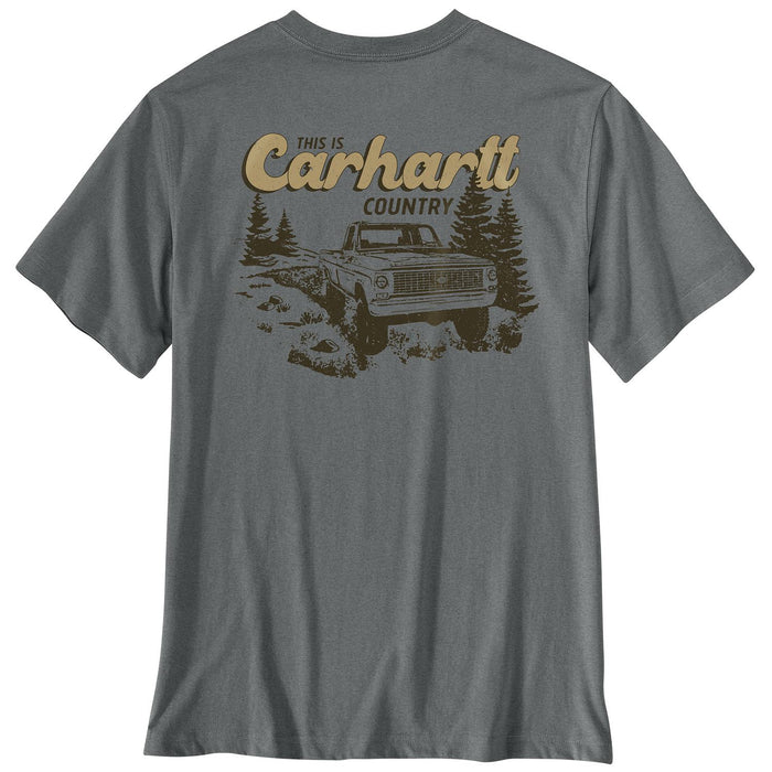 Carhartt Men's Irvine Relaxed Truck T-Shirt T-Shirts Carhartt Weather Ash Heather 2XL Reg