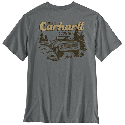 Carhartt Men's Irvine Relaxed Truck T-Shirt T-Shirts Carhartt Weather Ash Heather 2XL Reg