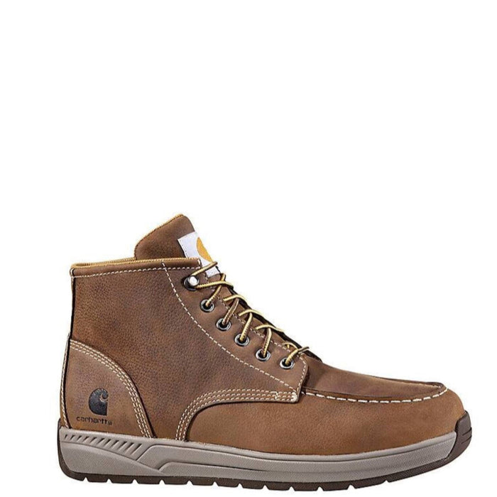 Carhartt Men's Lightweight 4" Wedge Moc Toe Chukka Work Boots Carhartt Dark Bison Oil Tanned 10 M