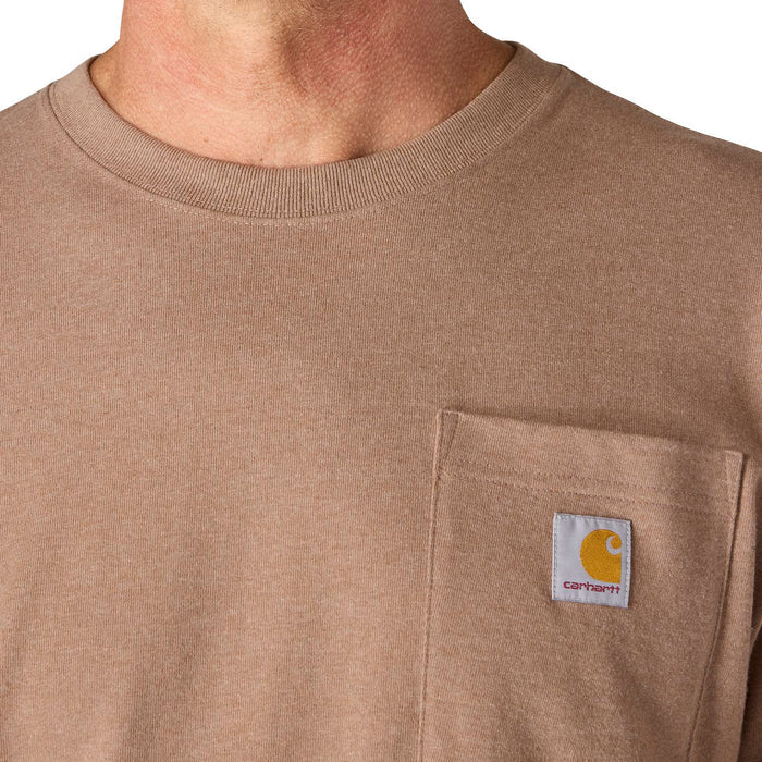 Carhartt Men's Loose Fit Heavyweight Long-Sleeve Pocket Deer Graphic T-Shirt Long Sleeve T-Shirts Carhartt