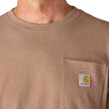 Carhartt Men's Loose Fit Heavyweight Long-Sleeve Pocket Deer Graphic T-Shirt Long Sleeve T-Shirts Carhartt