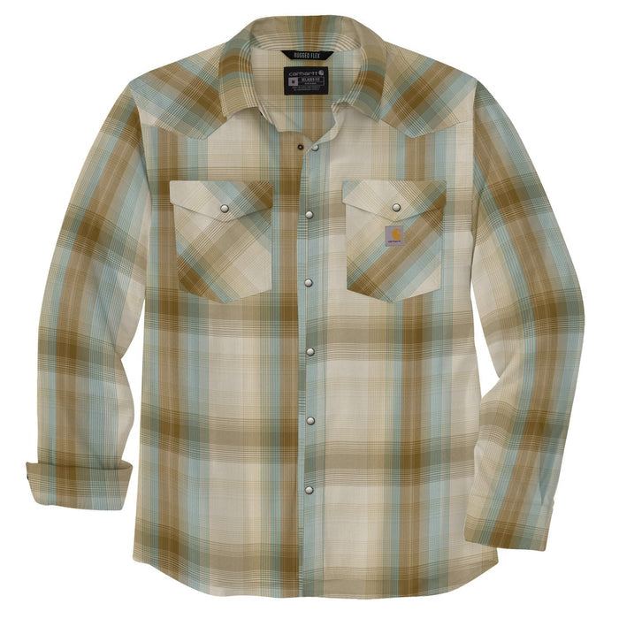 Carhartt Men's Montana Rugged Flex™ Lightweight Long Sleeve Work Shirt Work Shirts Carhartt