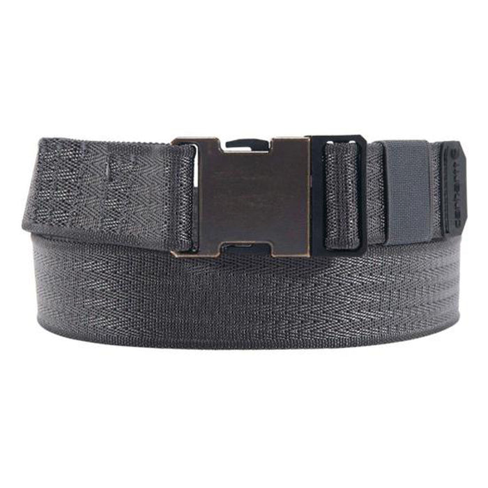 Carhartt Men's Rugged Flex Nylon Webbing Belt Belts & Suspenders Carhartt Gravel L