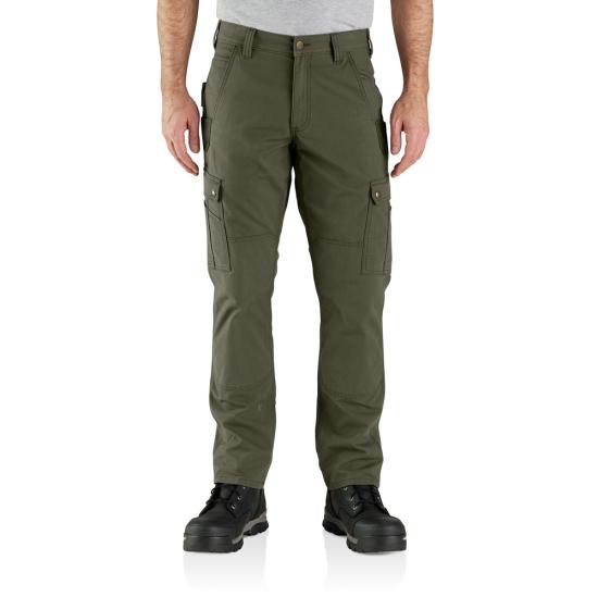 Carhartt Men's Rugged Flex® Relaxed Fit Ripstop Cargo Work Pant Pants Carhartt Basil 30 30 Inseam