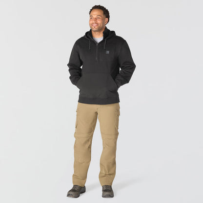 Carhartt Men's Steel Bridgeport Relaxed Fit 1/2 Zip Hoodie Sweatshirts & Hoodies Carhartt