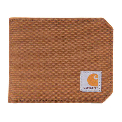 Carhartt Nylon Duck Bifold Wallet Wallets Carhartt Carhartt Brown OS