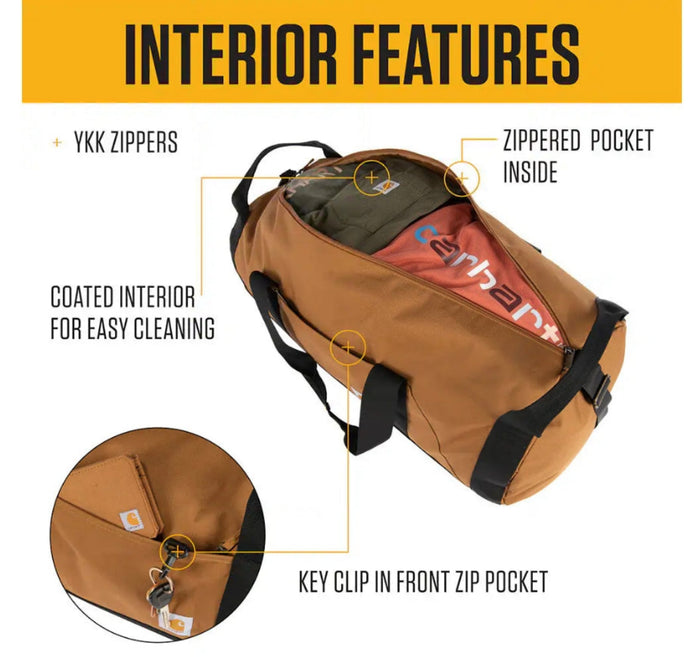 Carhartt Rain Defender Classic Round 60L Duffle Backpacks & Purses Carhartt