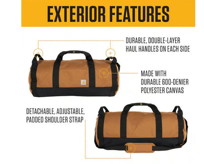 Carhartt Rain Defender Classic Round 60L Duffle Backpacks & Purses Carhartt