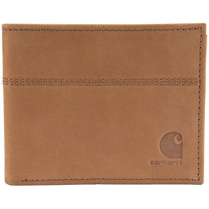 Carhartt Saddle Leather Bifold Wallet Wallets Carhartt Brown OS