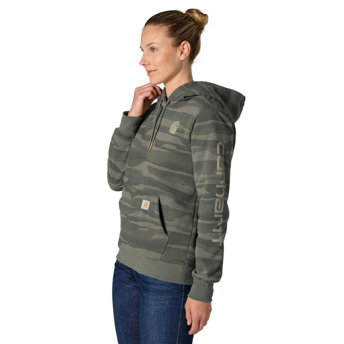Carhartt Women's Marquette Landscape Camo Relaxed Fit Hoodie Sweatshirts & Hoodies Carhartt