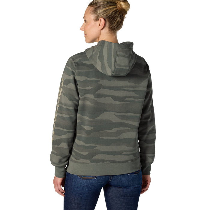 Carhartt Women's Marquette Landscape Camo Relaxed Fit Hoodie Sweatshirts & Hoodies Carhartt
