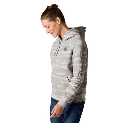 Carhartt Women's Marquette Landscape Camo Relaxed Fit Hoodie Sweatshirts & Hoodies Carhartt