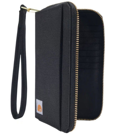 Carhartt Women's Nylon Duck Lay-Flat Clutch Wallet Wallets Carhartt