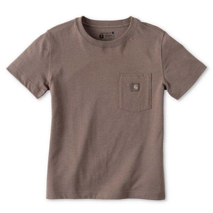 Carhartt Women's Relaxed Fit Lightweight Chest Pocket Short Sleeve T-Shirt T-Shirts Carhartt Stone Brown Heather 2XL Reg