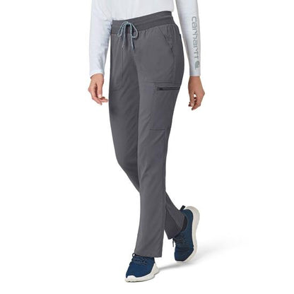 Carhartt Women's Rugged Flex® Modern Fit Slim Leg Pant Scrubs Carhartt Pewter 2XL Petite