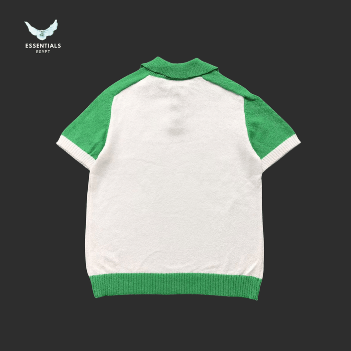 Casablanca Knit Polo – Contrast Collar Edition - ESSENTIALS EGYPT
