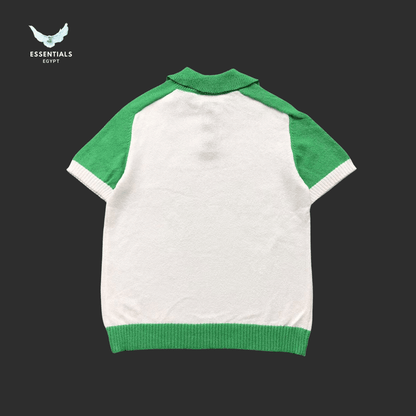 Casablanca Knit Polo – Contrast Collar Edition - ESSENTIALS EGYPT