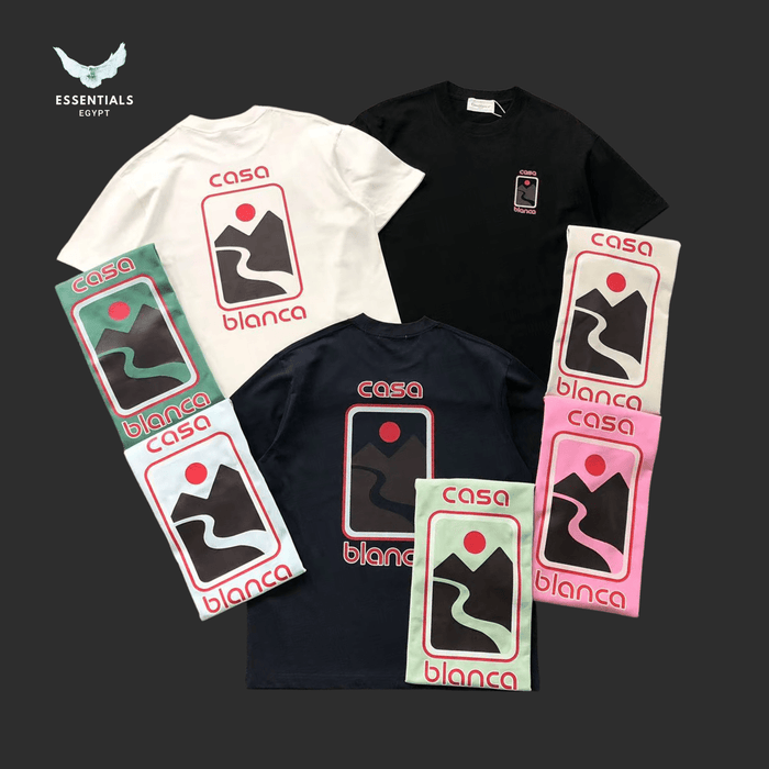 Casablanca Sunset Valley T-Shirt - ESSENTIALS EGYPT