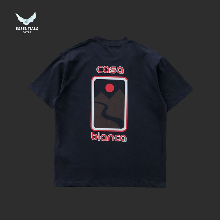 Casablanca Sunset Valley T-Shirt - ESSENTIALS EGYPT