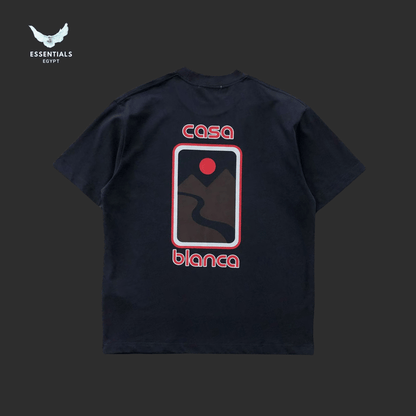 Casablanca Sunset Valley T-Shirt - ESSENTIALS EGYPT