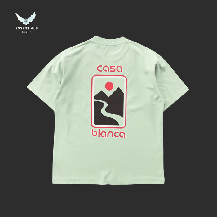 Casablanca Sunset Valley T-Shirt - ESSENTIALS EGYPT