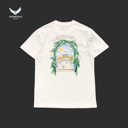 Casablanca T-Shirt – Archway with Leaf Frame - ESSENTIALS EGYPT