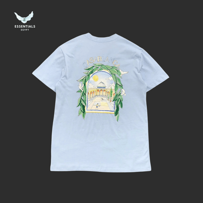 Casablanca T-Shirt – Archway with Leaf Frame - ESSENTIALS EGYPT