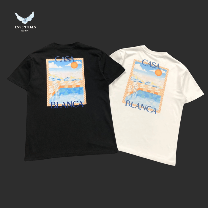 Casablanca T-Shirt – Beach Poster Print - ESSENTIALS EGYPT