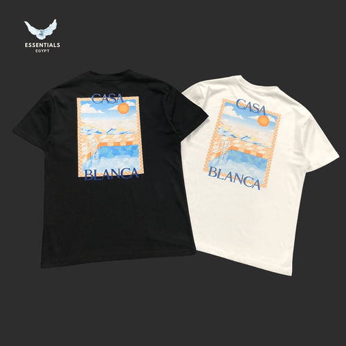 Casablanca T-Shirt – Beach Poster Print - ESSENTIALS EGYPT