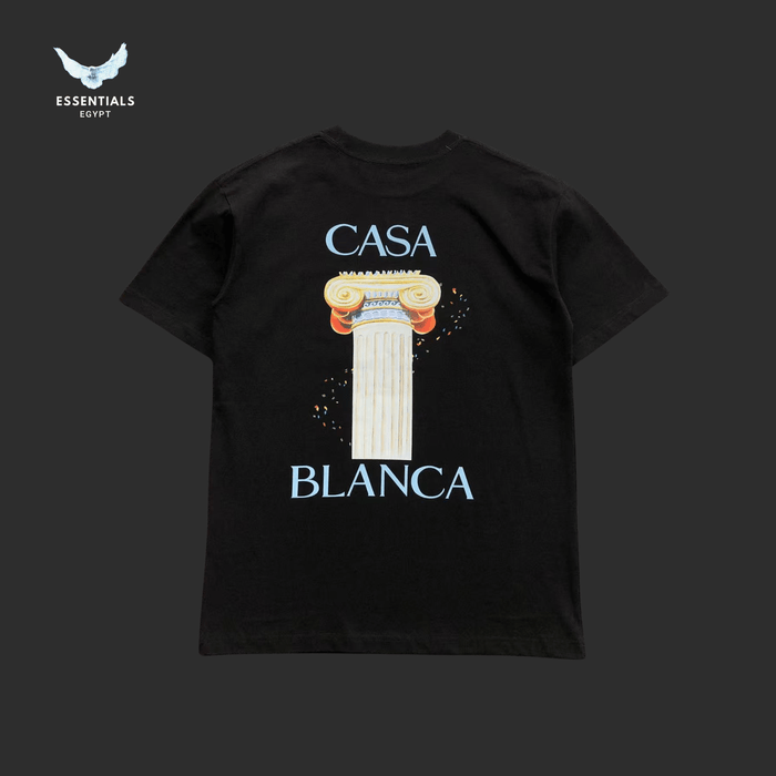 Casablanca T-Shirt – Columns & Fruit Motif - ESSENTIALS EGYPT