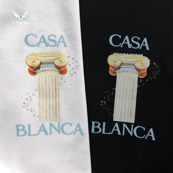 Casablanca T-Shirt – Columns & Fruit Motif - ESSENTIALS EGYPT
