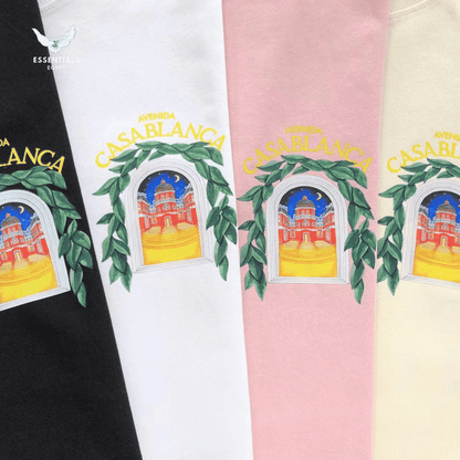 Casablanca T-Shirt – Garden Arch Print - ESSENTIALS EGYPT