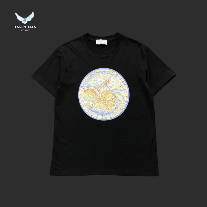 Casablanca T-Shirt – Golden Fruit Crest - ESSENTIALS EGYPT