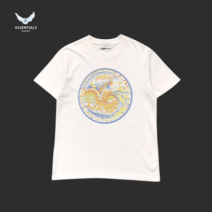 Casablanca T-Shirt – Golden Fruit Crest - ESSENTIALS EGYPT