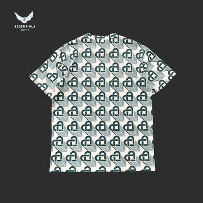 Casablanca T-Shirt – Monogram All-Over - ESSENTIALS EGYPT