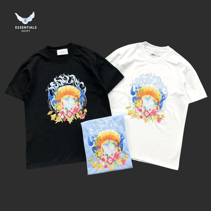 Casablanca T-Shirt – Neon Sunset Frame - ESSENTIALS EGYPT